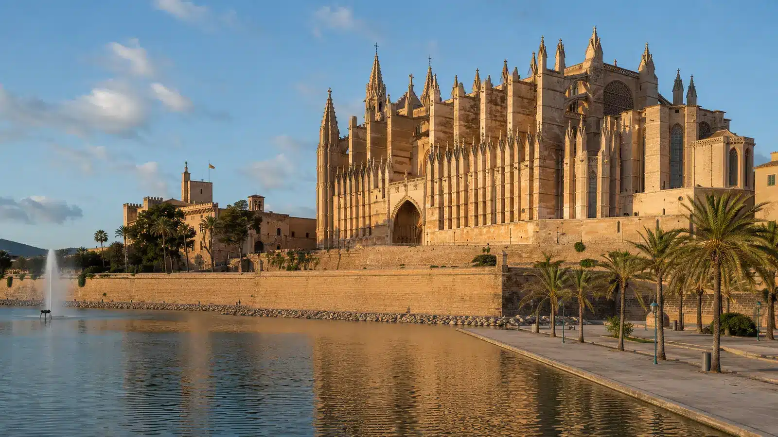Port de Sóller bei Sonnenuntergang