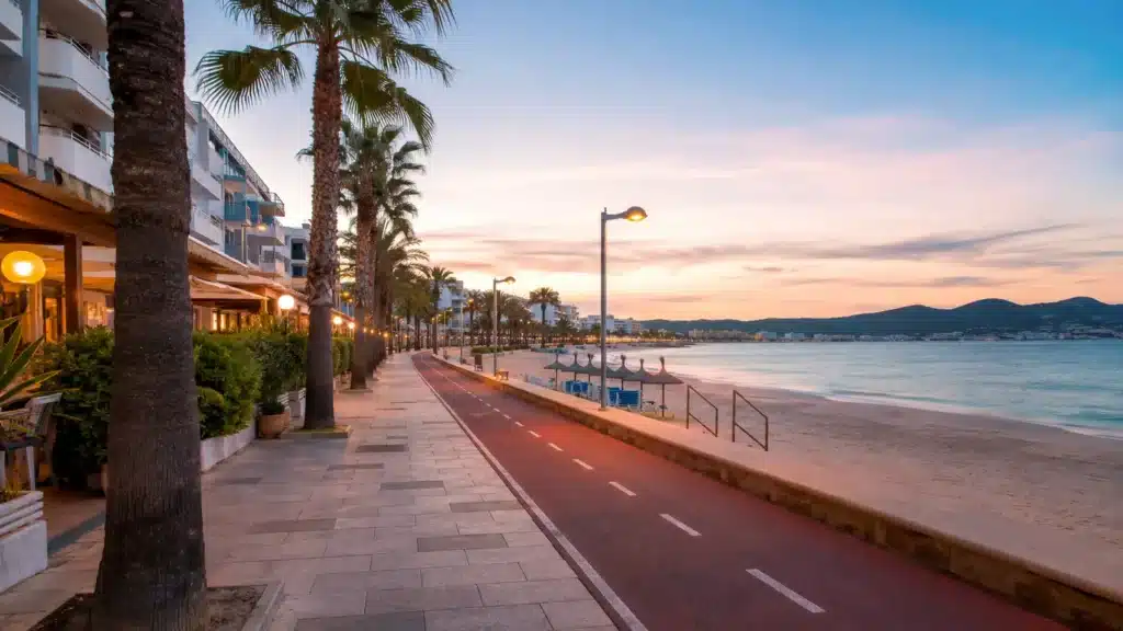 Promenade in Cala Millor auf Mallorca