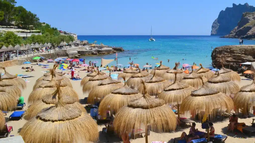 Cala Sant Vicenç auf Mallorca mit Küsten- oder Ortslandschaft