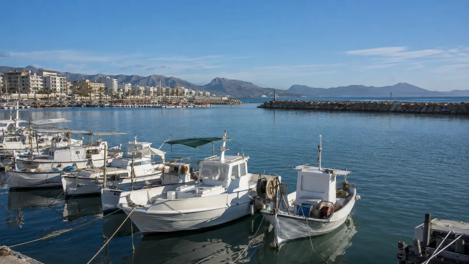 Hafen in Can Picafort auf Mallorca