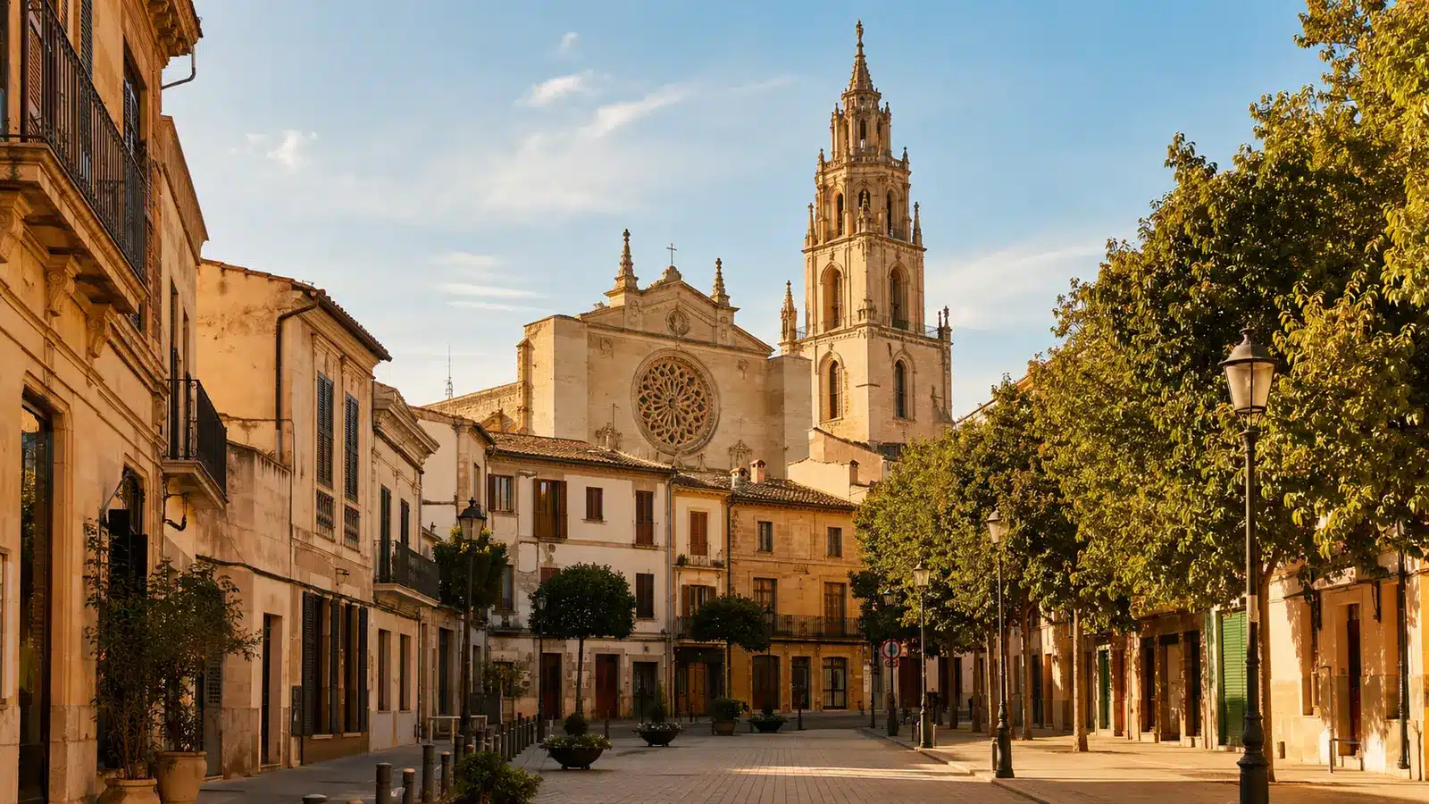 Kirche Nostra Senyora dels Dolors über der Altstadt von Manacor auf Mallorca