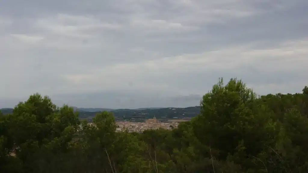 Weite Aussicht vom Santuari de Monti-Sion bei Porreres