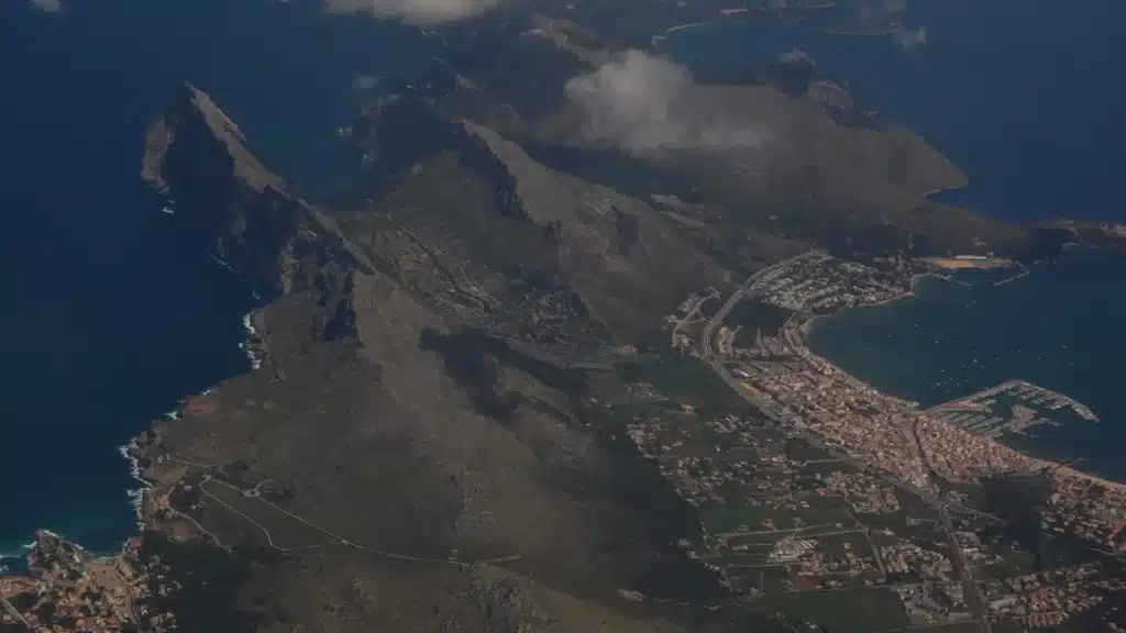 Port de Pollença auf Mallorca mit Küsten- oder Ortslandschaft