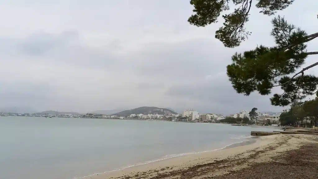 Port de Pollença auf Mallorca mit Küsten- oder Ortslandschaft