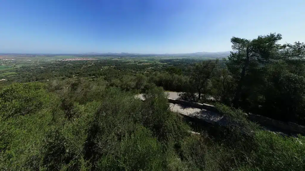 Aussicht vom Puig de Bonany über das östliche Mallorca